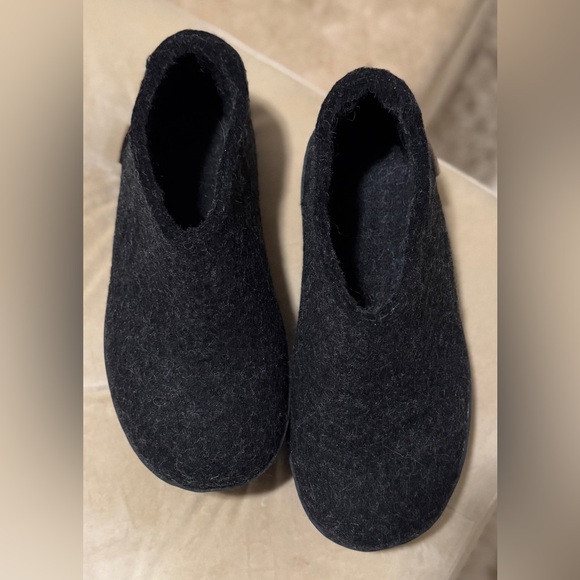 Glerups Women's Black charcoal Wool Shoe / Slippers size 36 - Picture 2 of 6